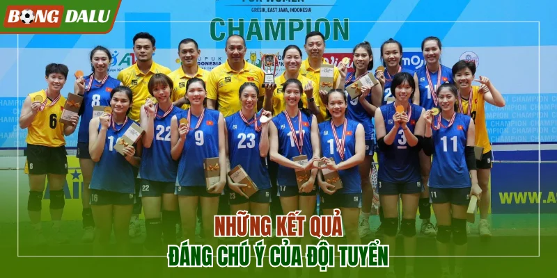 Những kết quả đáng chú ý và tự hào của đội tuyển